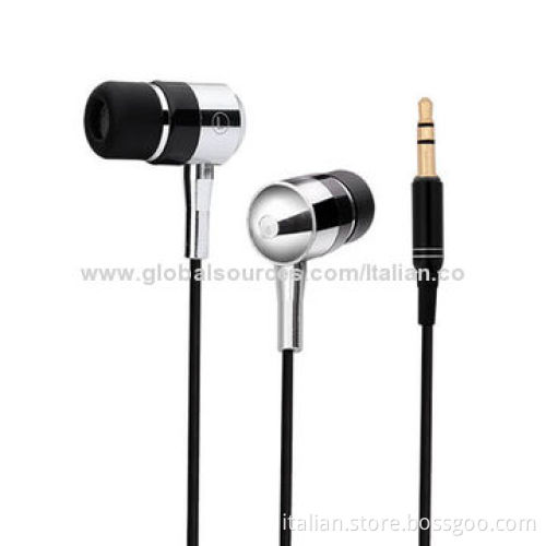 Universal Stereo Simple Metallic MP3 Earphones with 30mW Maximum Input Power, Nice QualityNew